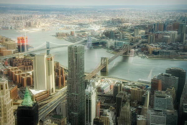 New York Poster featuring the photograph New York View of East River by Dyle Warren