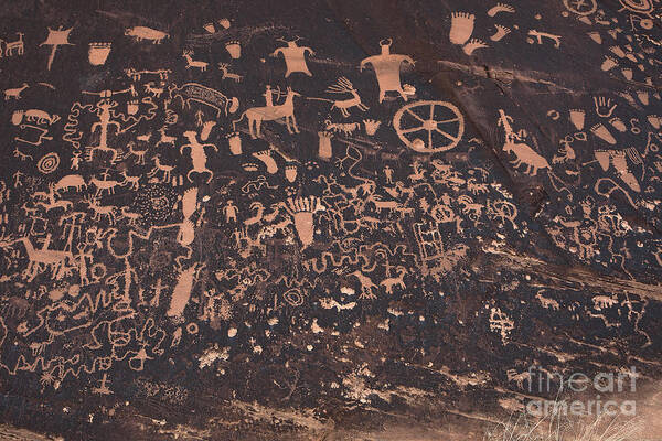 Newspaper Rock Poster featuring the photograph Newspaper Rock by Jim Garrison