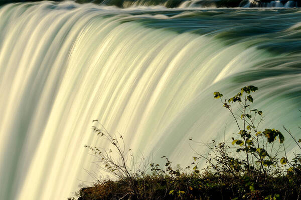Canadian Falls Poster featuring the photograph Niagara Falls - Abstract III by Mark Rogers