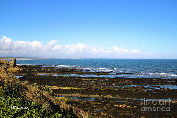 North Sea Poster featuring the photograph North Sea St Andrews Scotland by Veronica Batterson