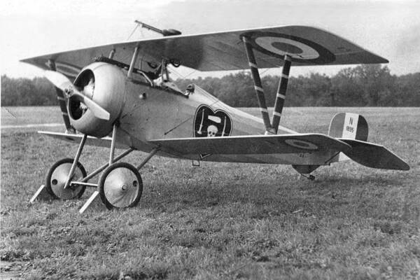 Nieuport Poster featuring the photograph Nungesser's Nieuport 17 by Lin Grosvenor