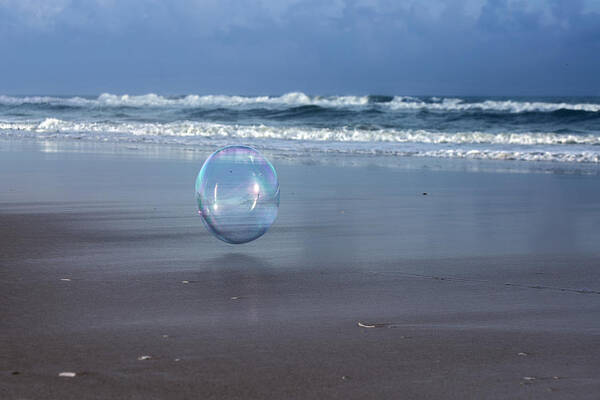 Bubble Poster featuring the photograph Oceanic Sphere by Betsy Knapp