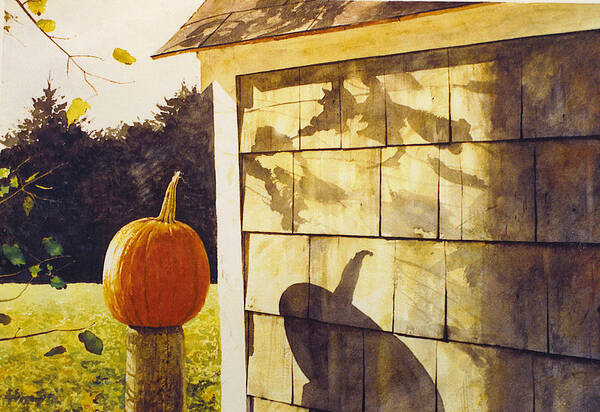 October Poster featuring the painting October by Tyler Ryder