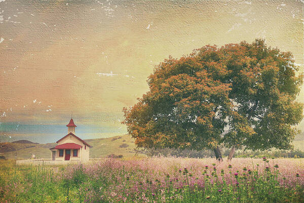 San Simeon Poster featuring the photograph Of Days Gone By by Laurie Search