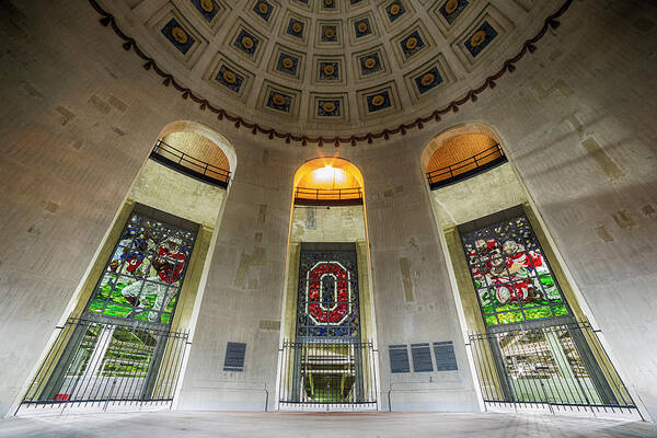 Ohio Stadium Poster featuring the photograph Ohio Stadium Rotunda by Stephen Stookey