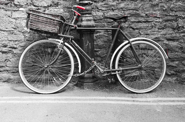 Bicycle Poster featuring the photograph Old Bicycle by Helen Jackson