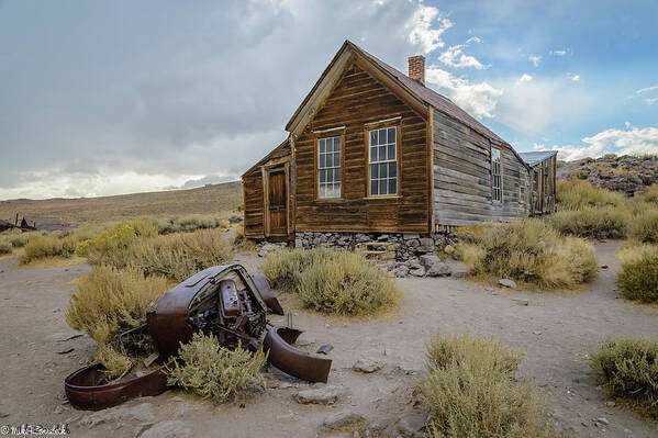 Bodie Poster featuring the photograph Old Bodie House II by Mike Ronnebeck