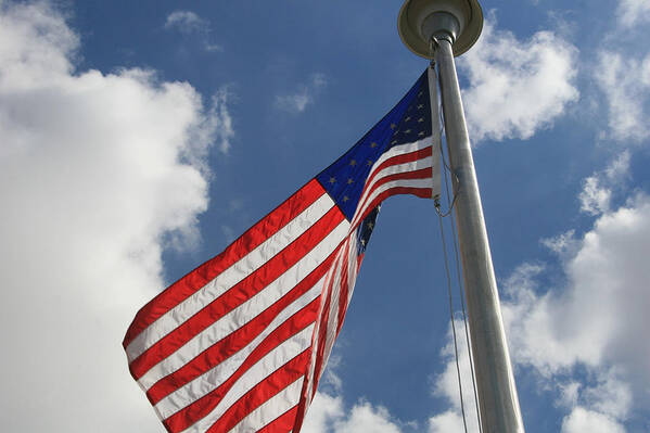 Flag Poster featuring the photograph Old Glory 1 by Bob Gardner