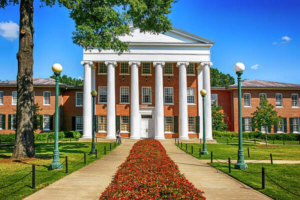 Lyceum Poster featuring the photograph Ole Miss Lyceum by Chris Smith