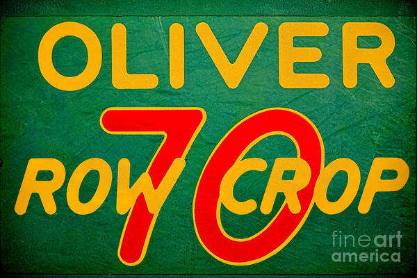 Antique Poster featuring the photograph Oliver 70 Row Crop by Olivier Le Queinec