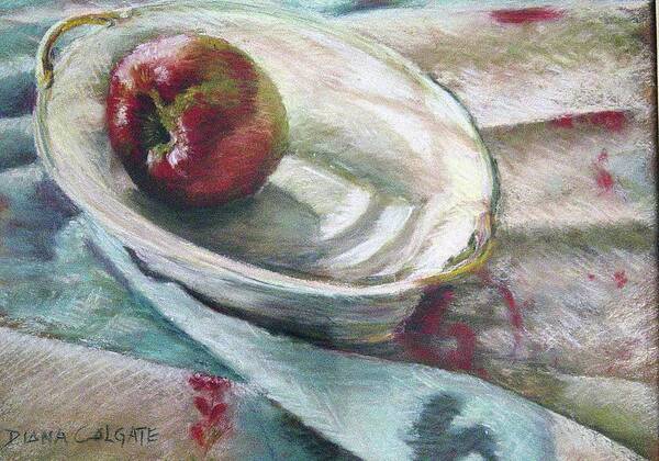 Still Life Poster featuring the pastel One A Day by Diana Colgate