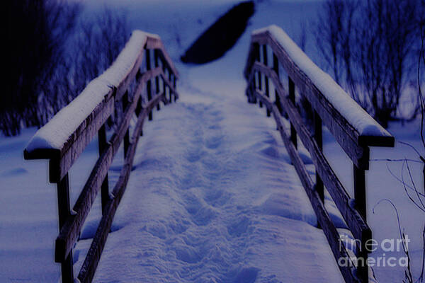 Bridge Poster featuring the photograph One Way Out by Cathy Beharriell