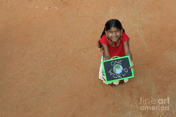 Indian Poster featuring the photograph Oneness by Tim Gainey