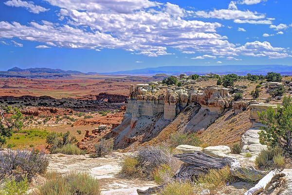 Utah Poster featuring the photograph Painted Desert of Utah by Peter Kennett