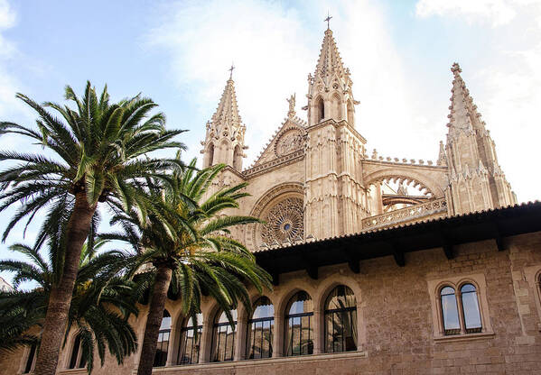 Palma De Mallorca Cathedral Poster featuring the photograph Palma de Mallorca, Cathedral by AM FineArtPrints