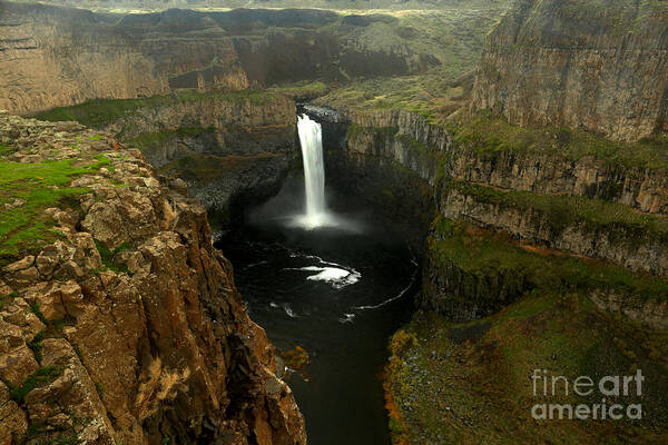 Palouse Falls Poster featuring the photograph Palouse Falls Canyon by Adam Jewell