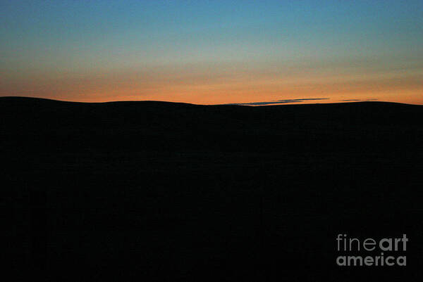 Sunset Poster featuring the photograph Palouse Sunset by Rich Collins