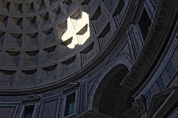Italy Poster featuring the photograph Pantheon Abstract III by Allan Van Gasbeck