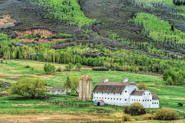 Barn Poster featuring the photograph Park City Utah Barn by James Udall