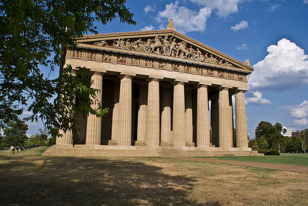 Parthenon Poster featuring the photograph Parthenon Nashville Tennessee by Douglas Barnett