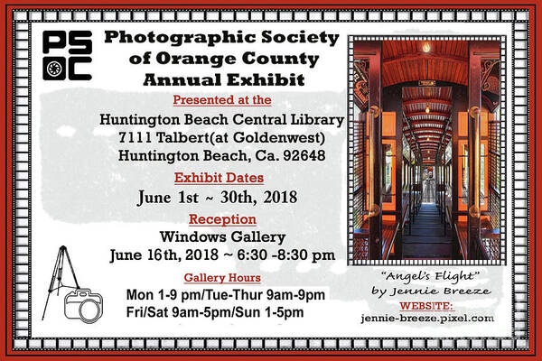 Psoc Poster featuring the photograph Photography Society of Orange County by Jennie Breeze