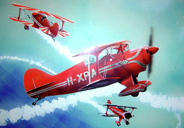 Airplanes Poster featuring the painting Pitts Special by Armand Roy