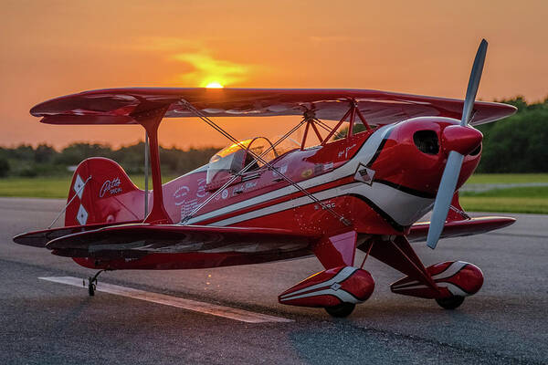 Pitts Poster featuring the photograph Pitts Sunset by David Hart