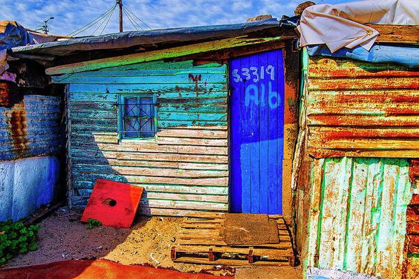 Sout Africa Poor Homes Poster featuring the photograph PoorVillage Capetown by Rick Bragan