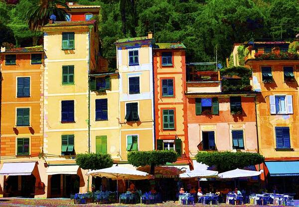Italy Poster featuring the photograph Portofino Bright by Rochelle Berman