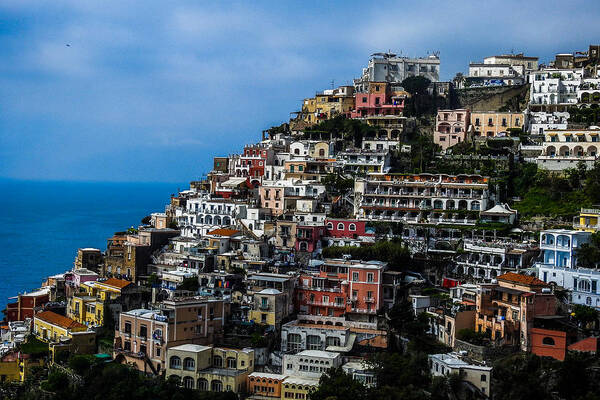 Italy Poster featuring the photograph Positano's Terraced Landscape by Marilyn Burton