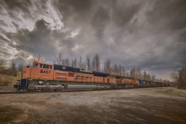 Csx Railroad Poster featuring the photograph Power Move by Jim Pearson