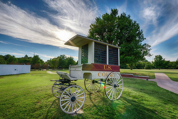 Fort Smith Poster featuring the photograph Prison Wagon by James Barber