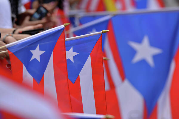 Flag Photograph Poster featuring the photograph Puerto Rican Flag by Ricardo Dominguez