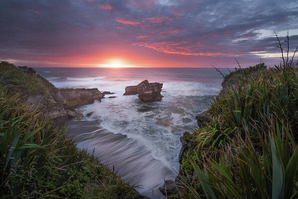 Eventide Poster featuring the photograph Punakaiki by Racheal Christian
