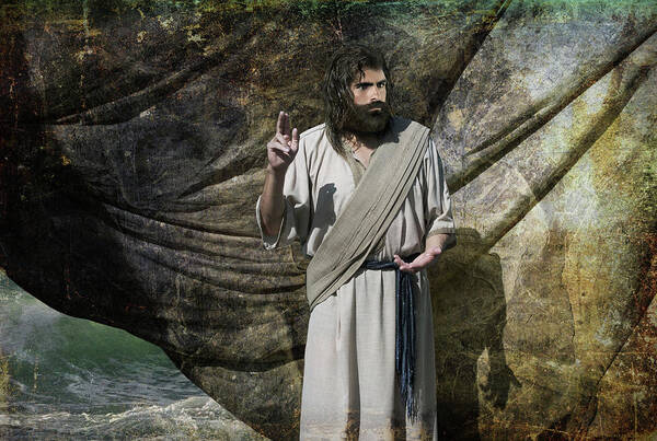 Jesus Poster featuring the photograph Quiet Be Still by Acropolis De Versailles