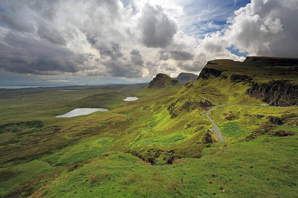 Quiraing Poster featuring the photograph Quiraing and Trotternish by Maria Gaellman