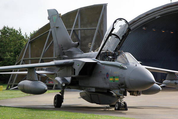 Raf Poster featuring the photograph RAF Panavia Tornado GR4 by Tim Beach