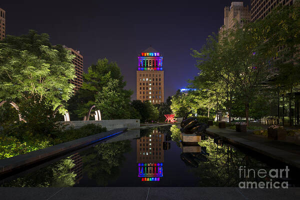 Gay Pride Poster featuring the photograph Rainbow Lights by Andrea Silies