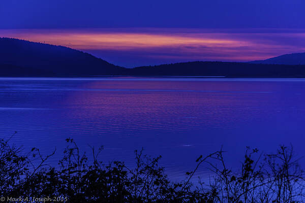 Sunset Poster featuring the photograph Red Sky At Night by Mark Joseph