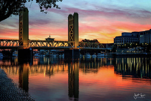 Sunrise Poster featuring the photograph River City Morning by Janet Kopper