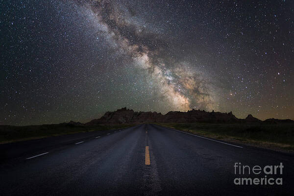Road To The Heavens Poster featuring the photograph Road To The Heavens by Michael Ver Sprill