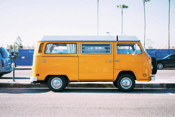 Yellow Poster featuring the photograph Road Trip by Happy Home Artistry