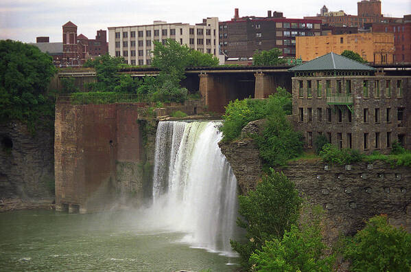 America Poster featuring the photograph Rochester, New York - High Falls 2 by Frank Romeo