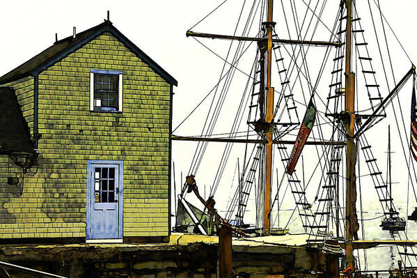 Rockport Poster featuring the photograph Rockport Harbor by Tom Cameron