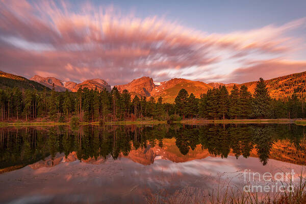Rocky Mountain National Park Poster featuring the photograph Rocky Mountain National Park Sunrise by Ronda Kimbrow