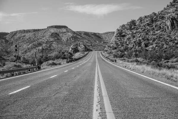 Route 66 Poster featuring the photograph Route 66 Highway by John McGraw