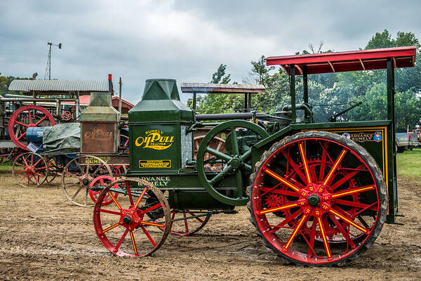 Rumley Poster featuring the photograph Rumley Oil Pull Tractor by Paul Freidlund