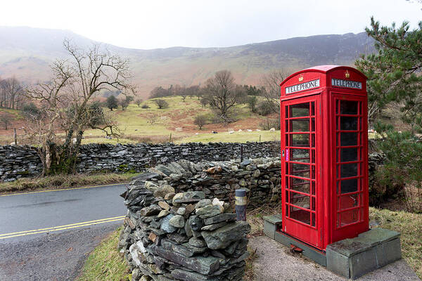 Britain Poster featuring the photograph Rural English phone box by Paul Cowan