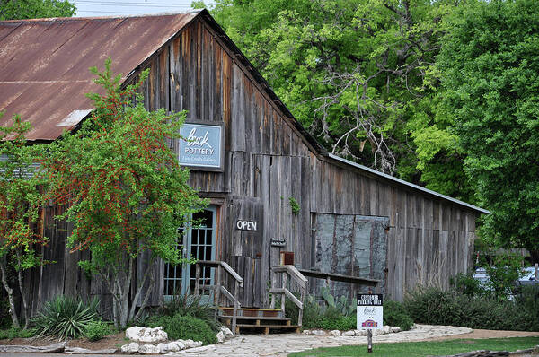 Teresa Blanton Poster featuring the photograph Rustic Building by Teresa Blanton