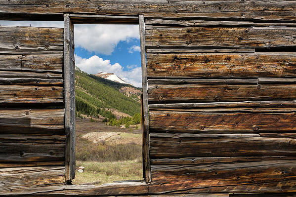 Window Poster featuring the photograph Rustic Framing by Denise Bush